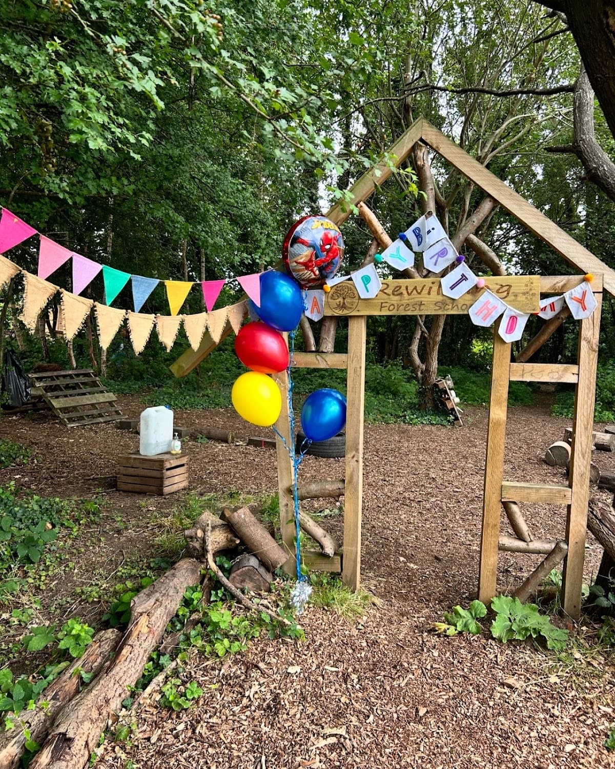 Rewilding Forest School - Hero/Card